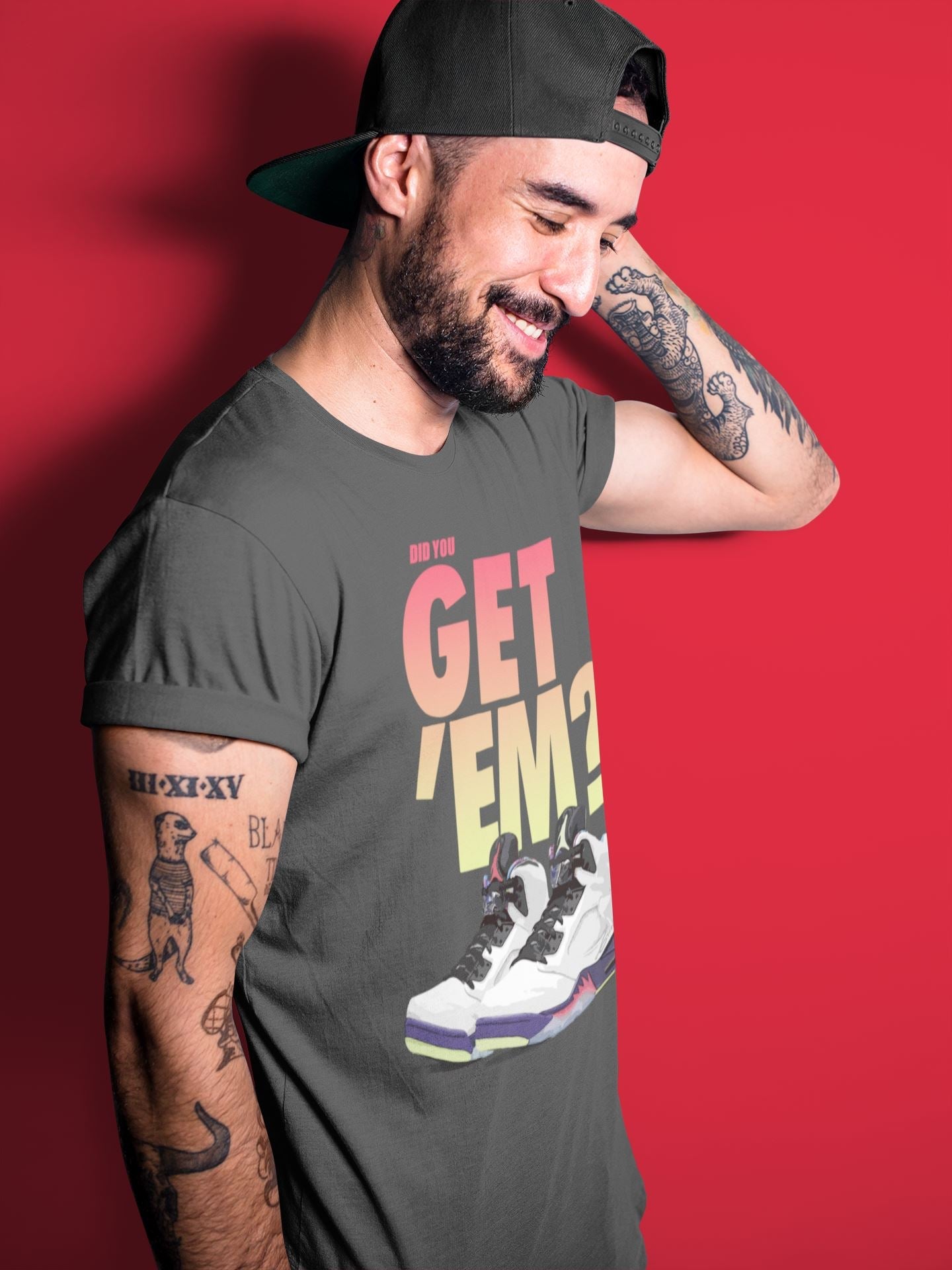 Jordan 5 Retro Ghost Green Sneaker Match Tees Did You Get Em SNRT Sneaker Tees Jordan 5 Retro Ghost Green SNRT Sneaker Release Tees Unisex Shirts
