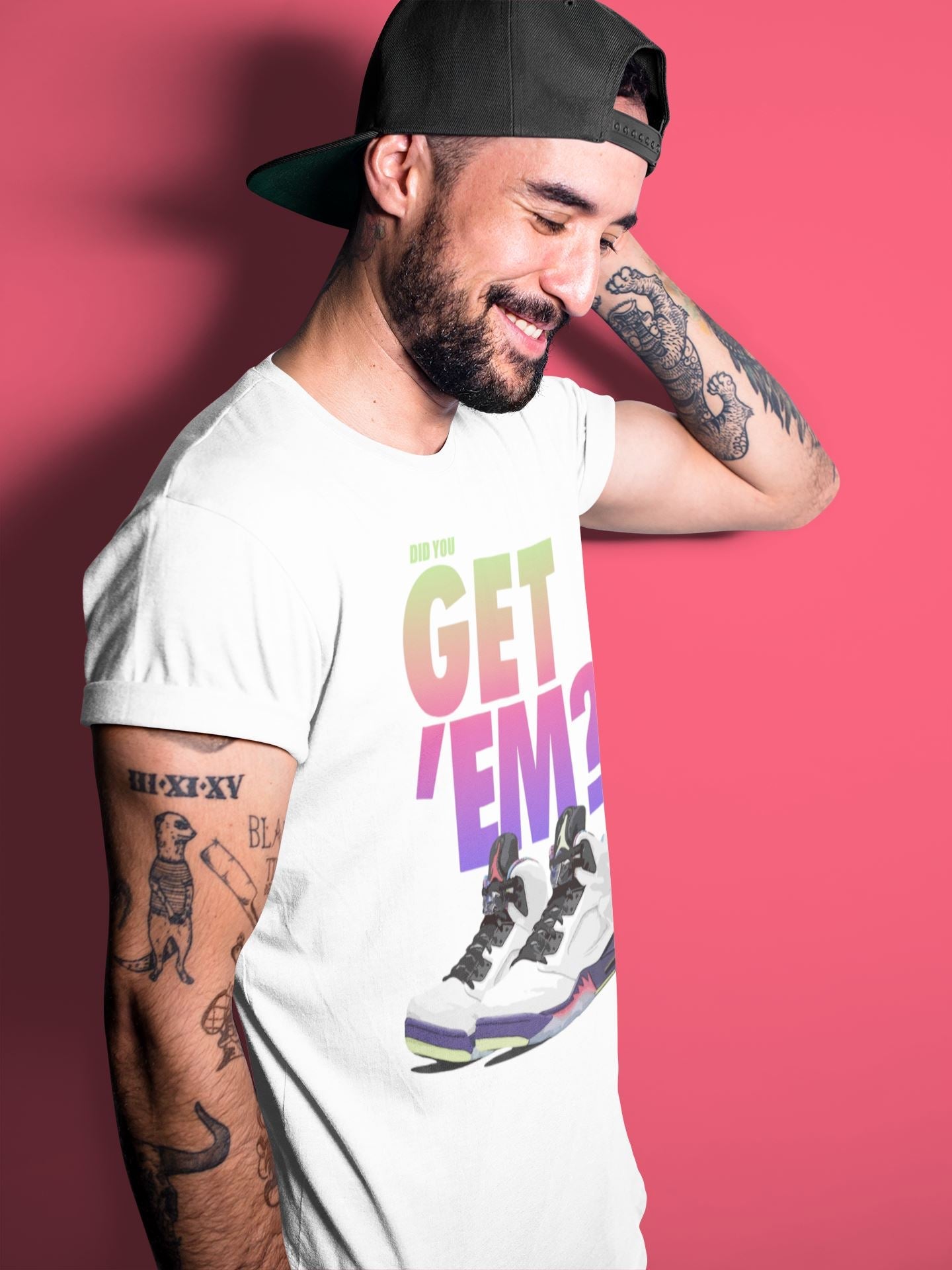 Jordan 5 Retro Ghost Green Sneaker Match Tees Did You Get Em SNRT Sneaker Tees Jordan 5 Retro Ghost Green SNRT Sneaker Release Tees Unisex Shirts