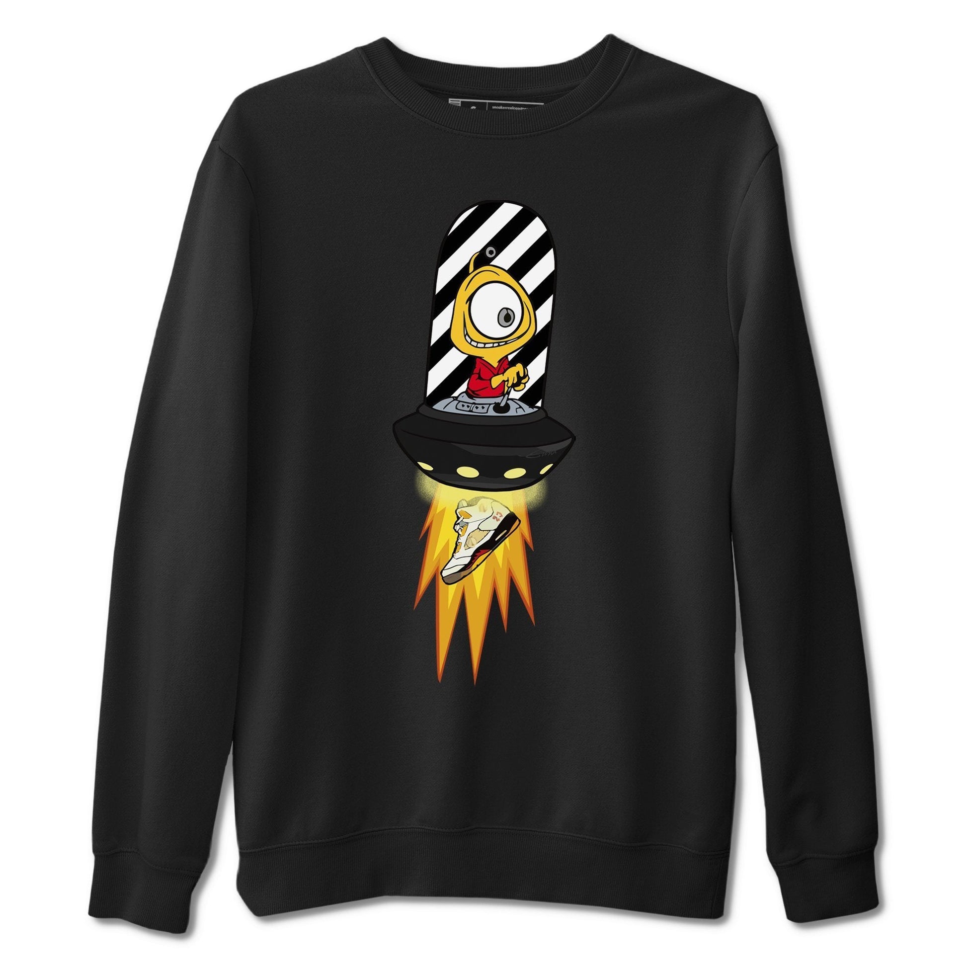 Jordan 5 OFF-WHITE Sail Sneaker Match Tees Alien Sneaker Tees Jordan 5 OFF-WHITE Sail Sneaker Release Tees Unisex Shirts