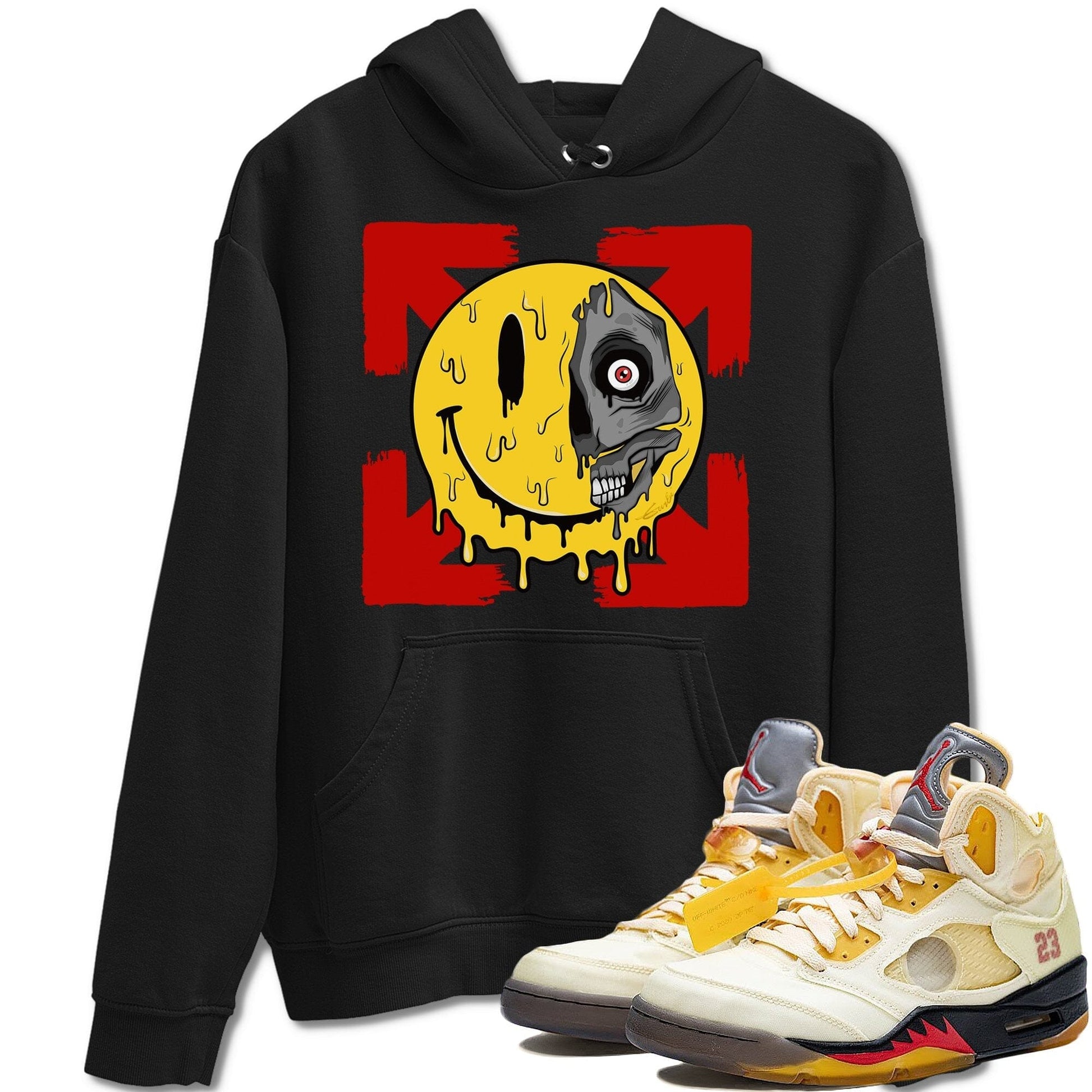 Jordan 5 OFF-WHITE Sail Sneaker Match Tees Dead Inside Sneaker Tees Jordan 5 OFF-WHITE Sail Sneaker Release Tees Unisex Shirts