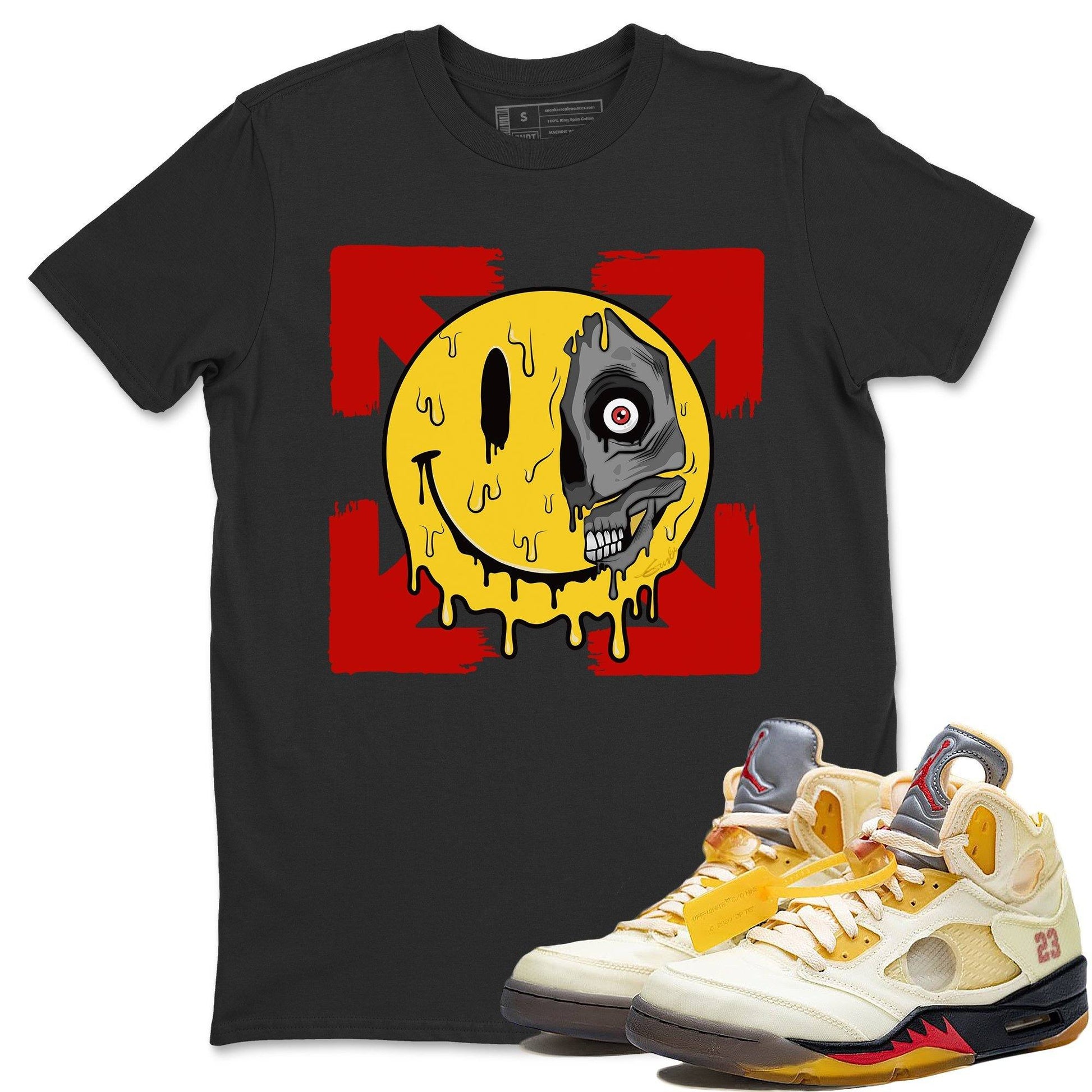 Jordan 5 OFF-WHITE Sail Sneaker Match Tees Dead Inside Sneaker Tees Jordan 5 OFF-WHITE Sail Sneaker Release Tees Unisex Shirts