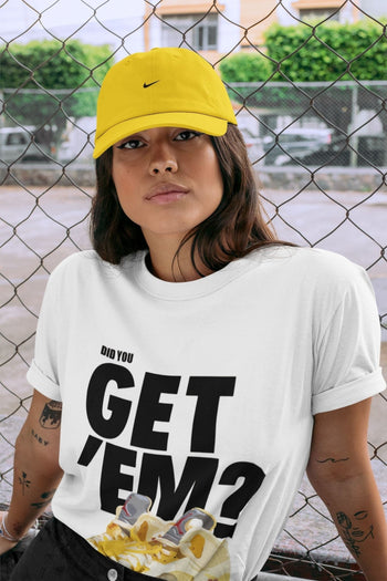 Jordan 5 Retro OFF-WHITE Sail Sneaker Match Tees Did You Get Em SNRT Sneaker Tees Jordan 5 Retro OFF-WHITE Sail SNRT Sneaker Release Tees Unisex Shirts