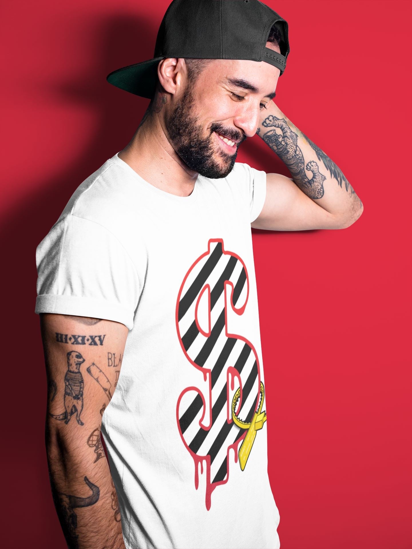 Jordan 5 OFF-WHITE Sail Sneaker Match Tees Dollar Sneaker Tees Jordan 5 OFF-WHITE Sail Sneaker Release Tees Unisex Shirts