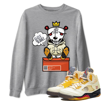 Jordan 5 OFF-WHITE Sail Sneaker Match Tees Got Em Sneaker Tees Jordan 5 OFF-WHITE Sail Sneaker Release Tees Unisex Shirts