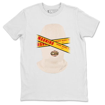 Jordan 5 OFF-WHITE Sail Sneaker Match Tees Warning Sneaker Tees Jordan 5 OFF-WHITE Sail Sneaker Release Tees Unisex Shirts