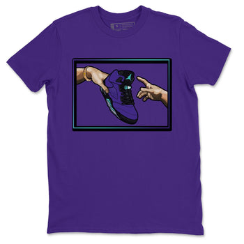 Jordan 5 Purple Grape Sneaker Match Tees Adam's Creation Sneaker Tees Jordan 5 Purple Grape Sneaker Release Tees Unisex Shirts