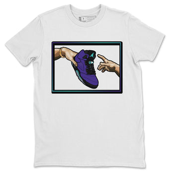 Jordan 5 Purple Grape Sneaker Match Tees Adam's Creation Sneaker Tees Jordan 5 Purple Grape Sneaker Release Tees Unisex Shirts