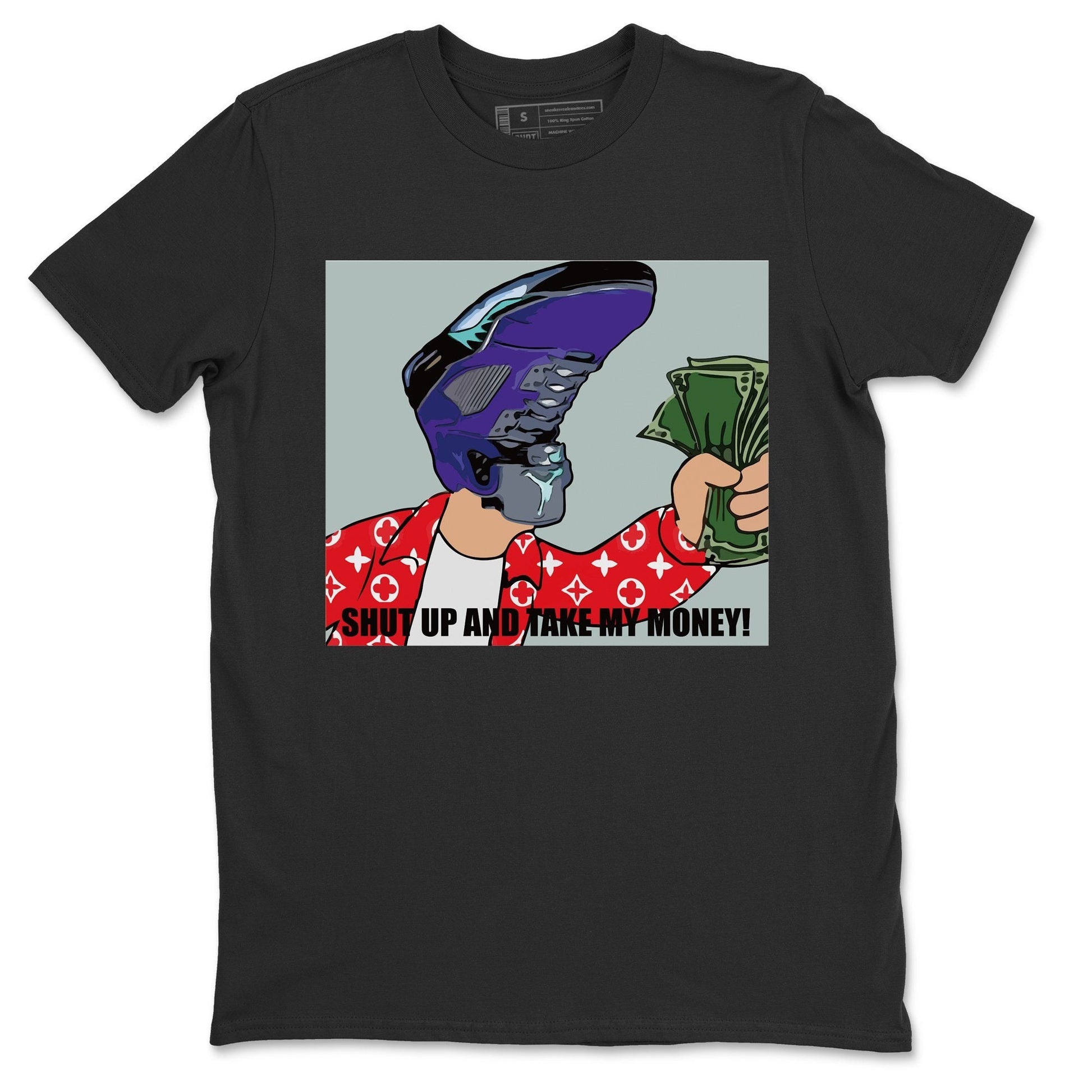 Jordan 5 Purple Grape Sneaker Match Tees Sneakerhead Meme Sneaker Tees Jordan 5 Purple Grape Sneaker Release Tees Unisex Shirts