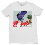 Jordan 5 Purple Grape Sneaker Match Tees Sneakerhead Meme Sneaker Tees Jordan 5 Purple Grape Sneaker Release Tees Unisex Shirts