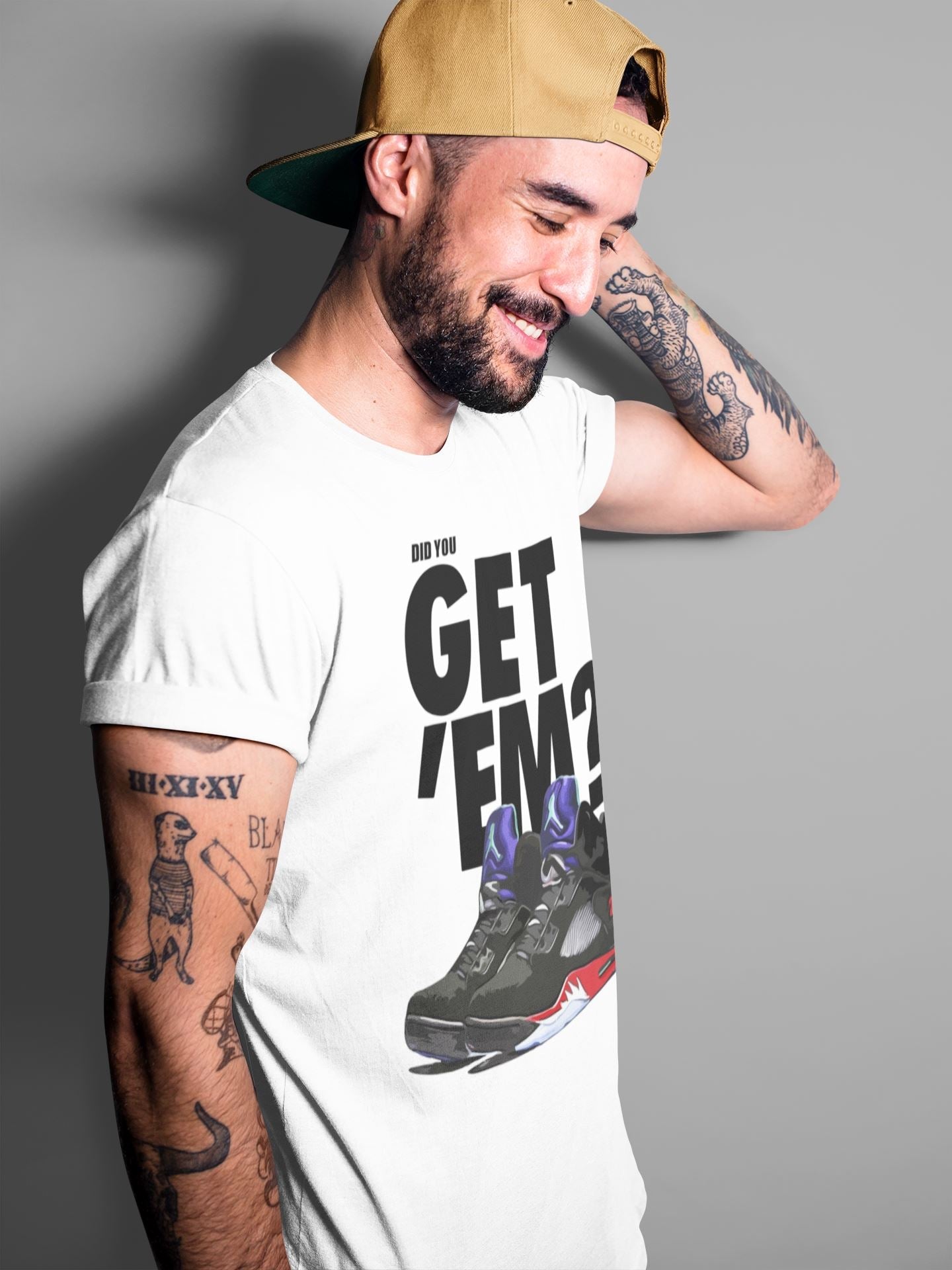 Jordan 5 Retro Top 3 Sneaker Match Tees Did You Get Em SNRT Sneaker Tees Jordan 5 Retro Top 3 SNRT Sneaker Release Tees Unisex Shirts
