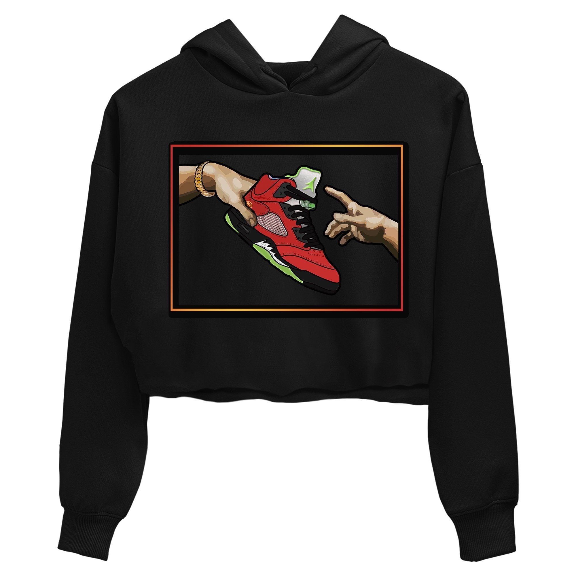 Jordan 5 What The Sneaker Match Tees Adam's Creation Sneaker Tees Jordan 5 What The Sneaker Release Tees Women's Shirts