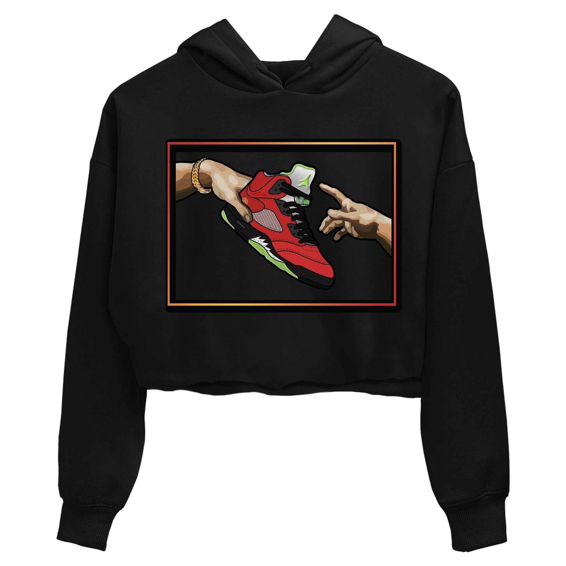 Jordan 5 What The Sneaker Match Tees Adam's Creation Sneaker Tees Jordan 5 What The Sneaker Release Tees Women's Shirts