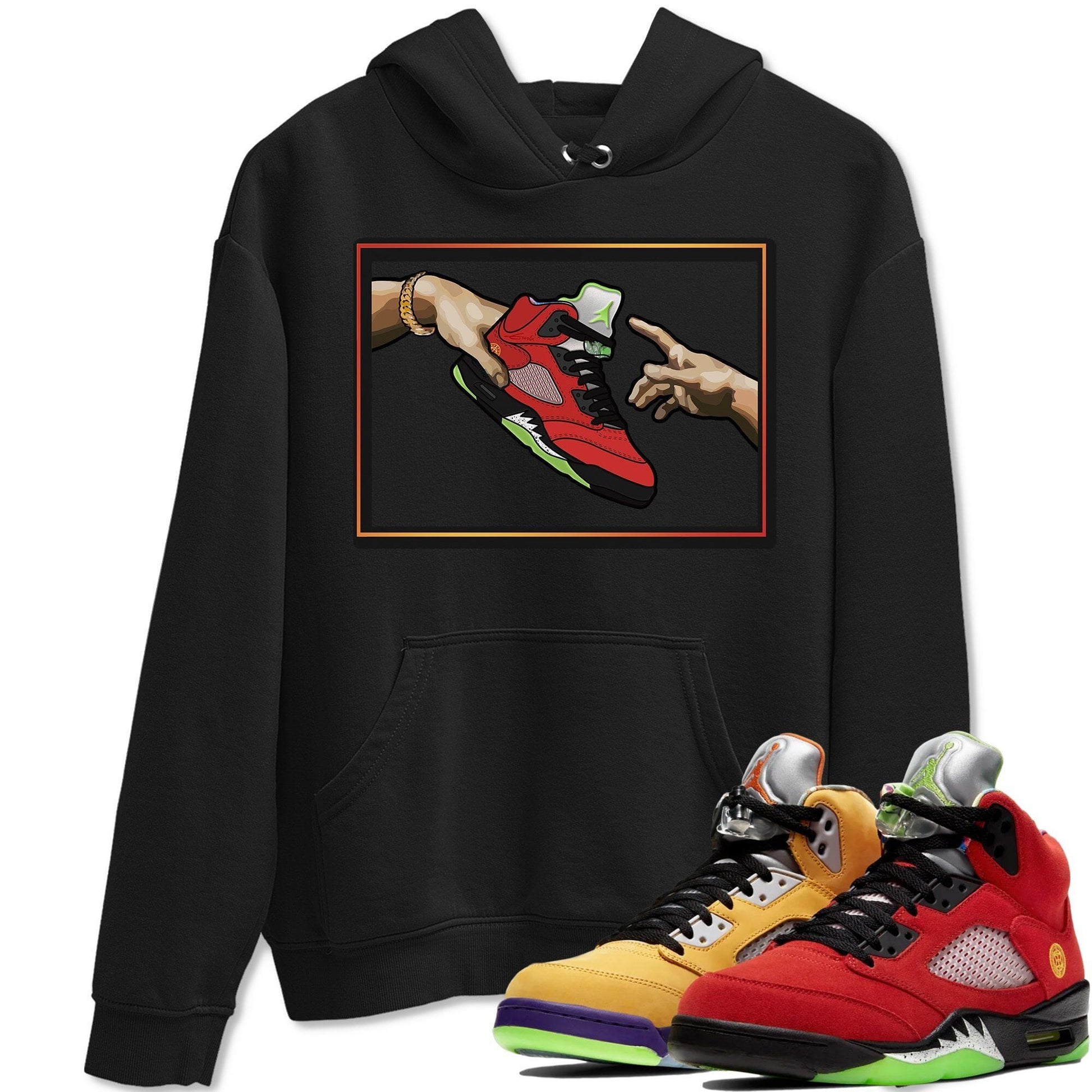 Jordan 5 What The Sneaker Match Tees Adam's Creation Sneaker Tees Jordan 5 What The Sneaker Release Tees Unisex Shirts