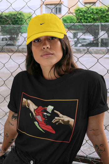 Jordan 5 What The Sneaker Match Tees Adam's Creation Sneaker Tees Jordan 5 What The Sneaker Release Tees Unisex Shirts