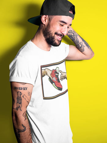 Jordan 5 What The Sneaker Match Tees Adam's Creation Sneaker Tees Jordan 5 What The Sneaker Release Tees Unisex Shirts