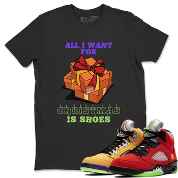 Jordan 5 What The Sneaker Match Tees Christmas Present Sneaker Tees Jordan 5 What The Sneaker Release Tees Unisex Shirts