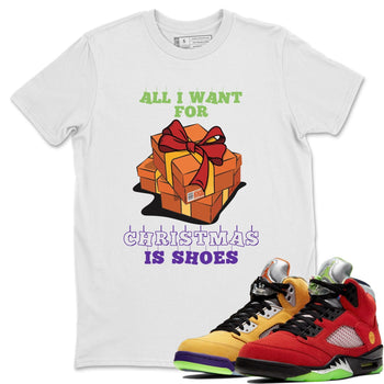 Jordan 5 What The Sneaker Match Tees Christmas Present Sneaker Tees Jordan 5 What The Sneaker Release Tees Unisex Shirts
