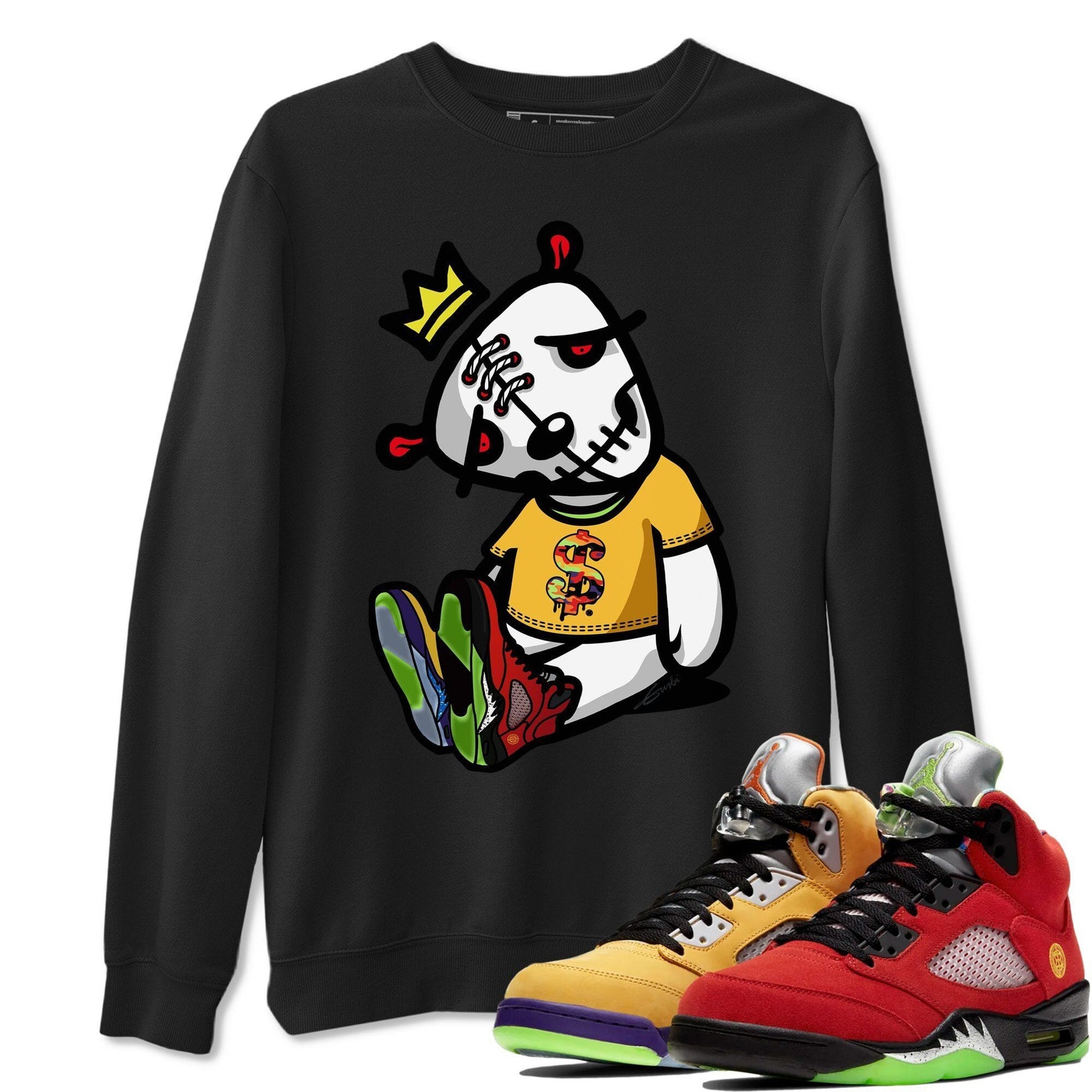 Jordan 5 What The Sneaker Match Tees Dead Dolls Sneaker Tees Jordan 5 What The Sneaker Release Tees Unisex Shirts