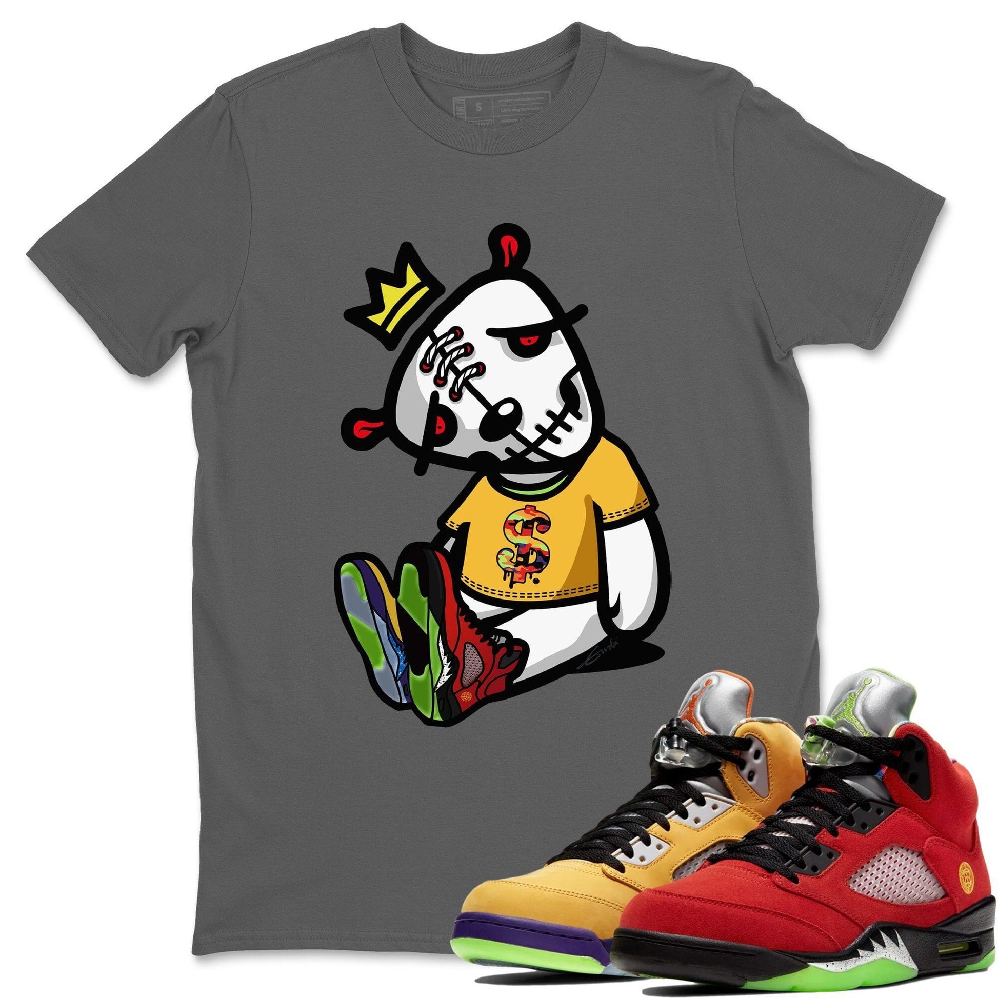 Jordan 5 What The Sneaker Match Tees Dead Dolls Sneaker Tees Jordan 5 What The Sneaker Release Tees Unisex Shirts