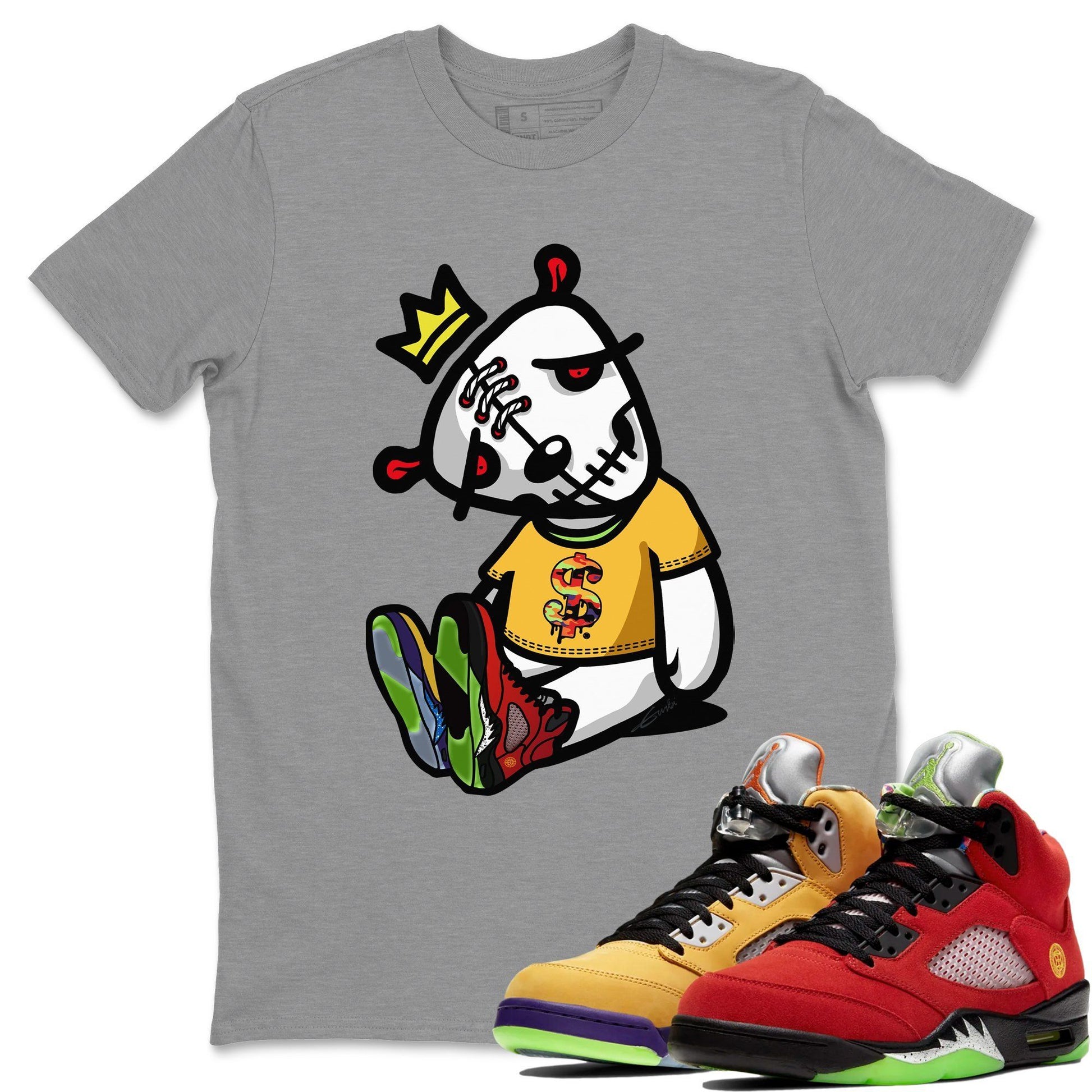 Jordan 5 What The Sneaker Match Tees Dead Dolls Sneaker Tees Jordan 5 What The Sneaker Release Tees Unisex Shirts