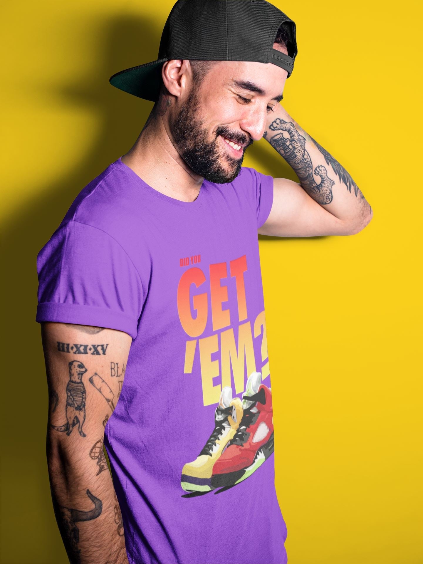 Jordan 5 Retro What The Sneaker Match Tees Did You Get Em SNRT Sneaker Tees Jordan 5 Retro What The SNRT Sneaker Release Tees Unisex Shirts