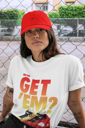 Jordan 5 Retro What The Sneaker Match Tees Did You Get Em SNRT Sneaker Tees Jordan 5 Retro What The SNRT Sneaker Release Tees Unisex Shirts