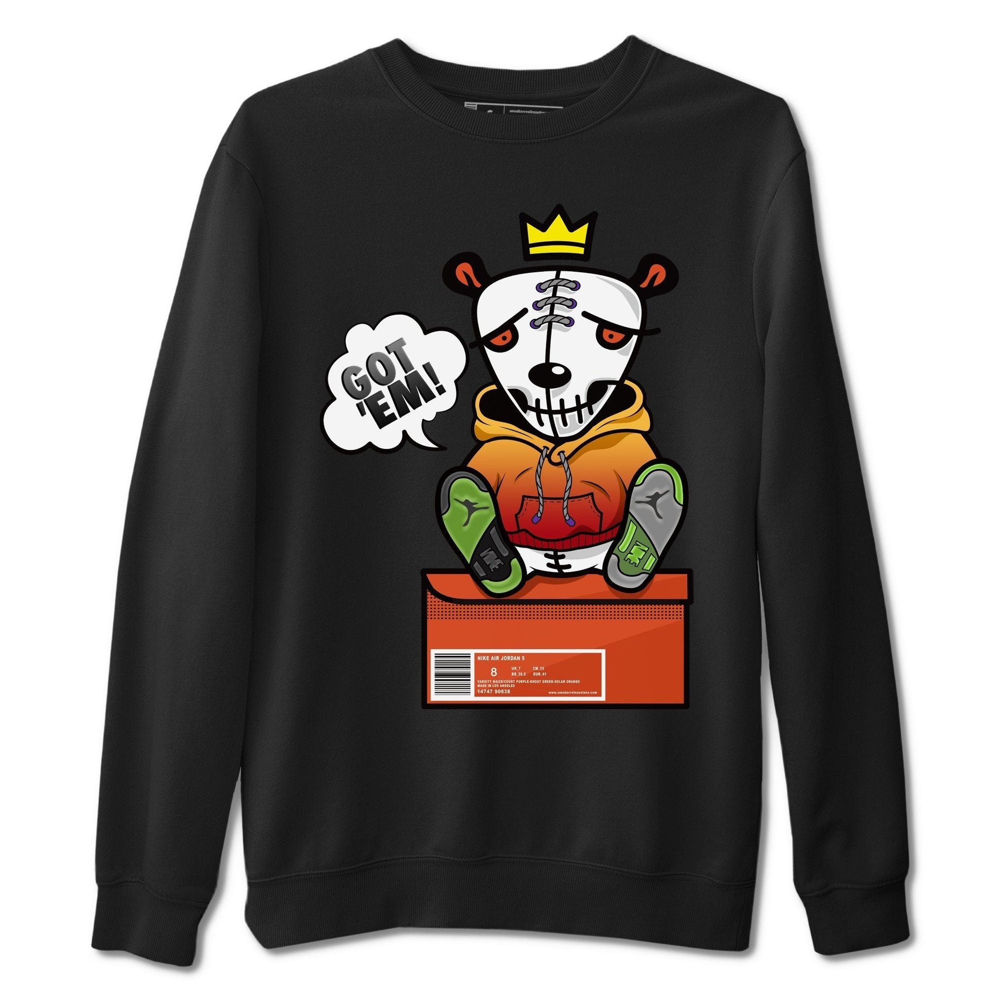 Jordan 5 What The Sneaker Match Tees Got Em Sneaker Tees Jordan 5 What The Sneaker Release Tees Unisex Shirts