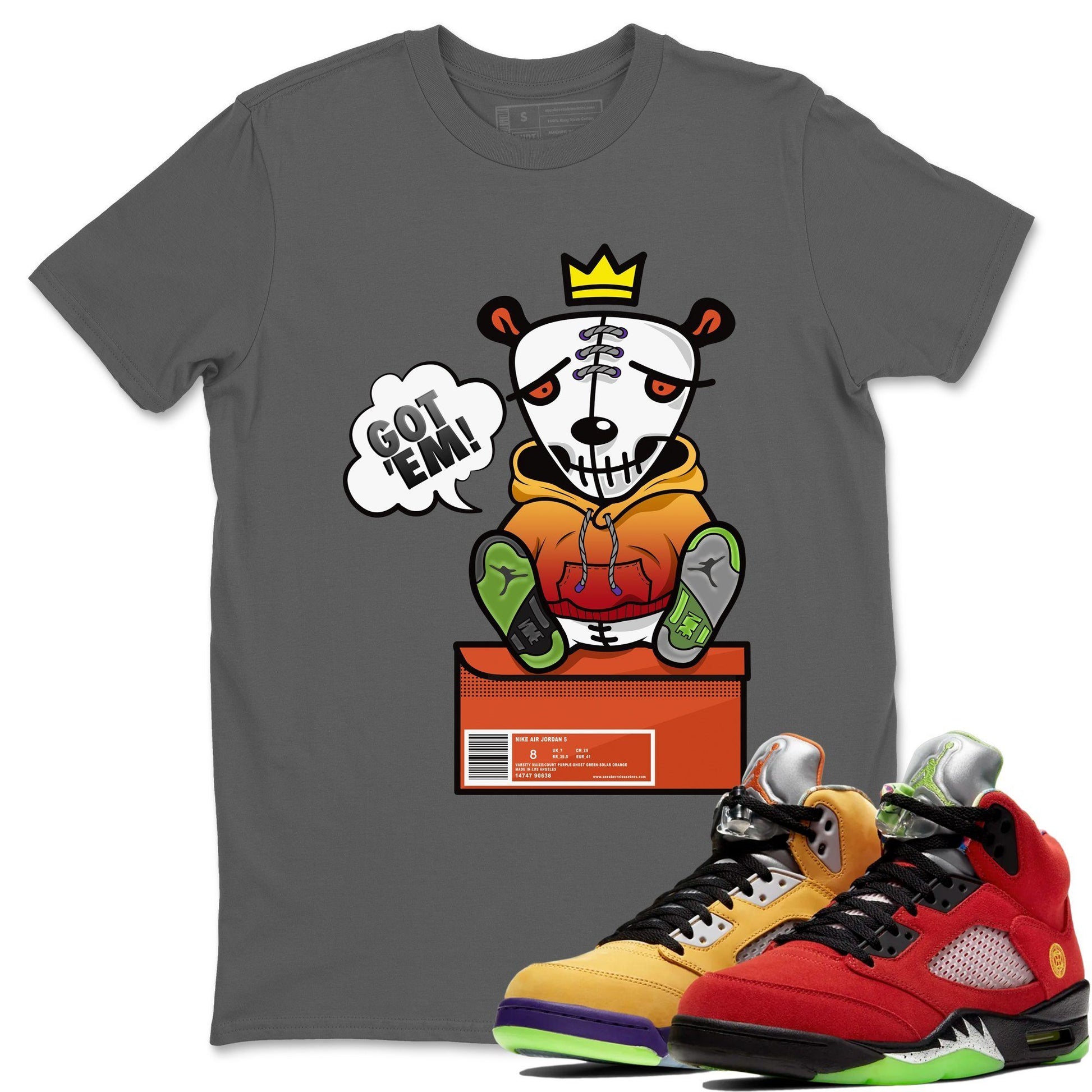 Jordan 5 What The Sneaker Match Tees Got Em Sneaker Tees Jordan 5 What The Sneaker Release Tees Unisex Shirts