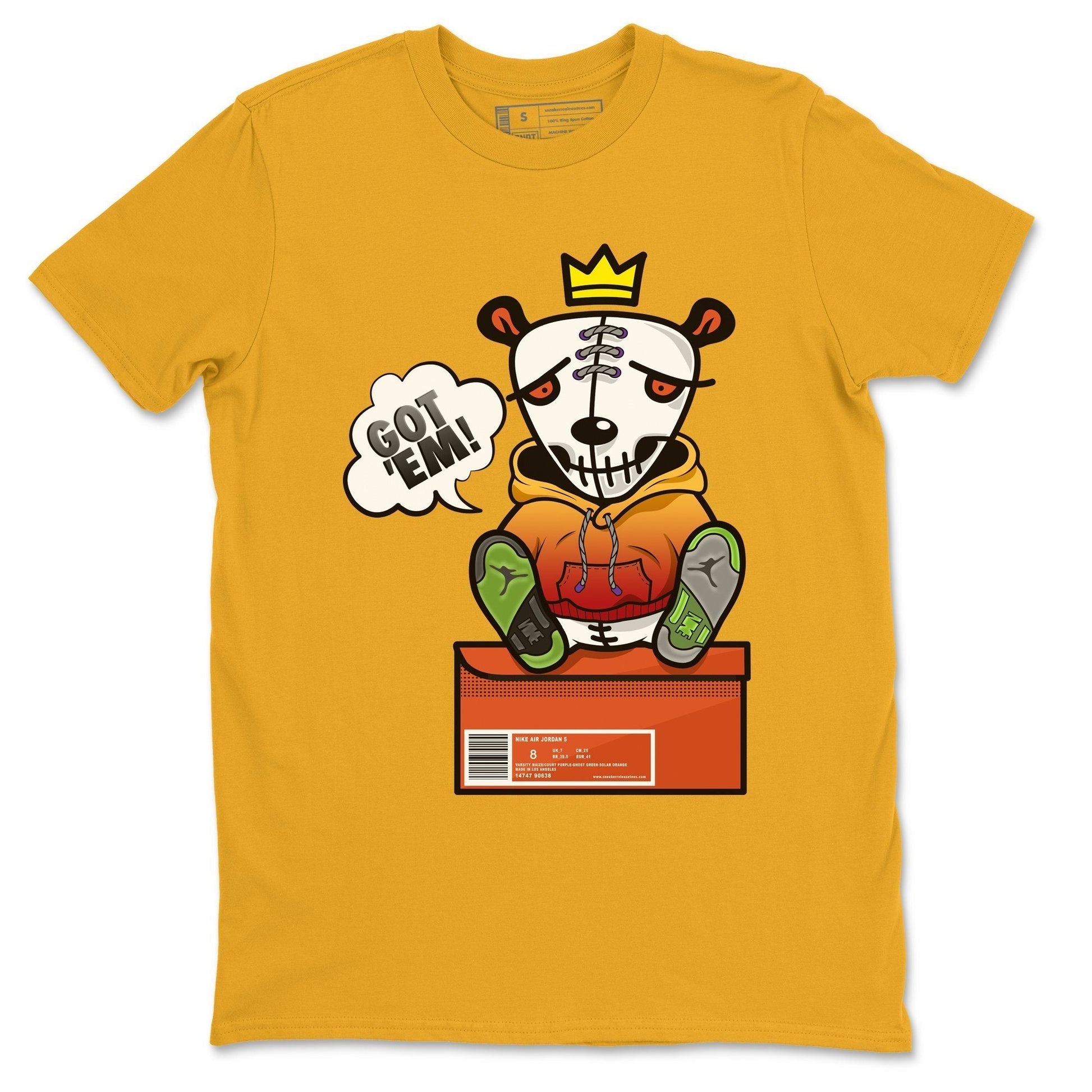 Jordan 5 What The Sneaker Match Tees Got Em Sneaker Tees Jordan 5 What The Sneaker Release Tees Unisex Shirts