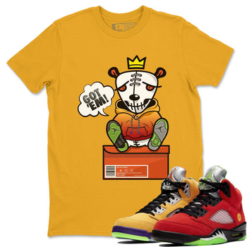 Jordan 5 What The Sneaker Match Tees Got Em Sneaker Tees Jordan 5 What The Sneaker Release Tees Unisex Shirts