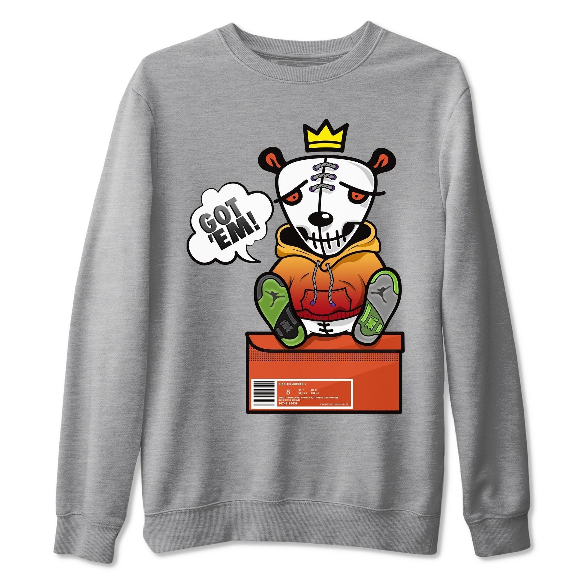 Jordan 5 What The Sneaker Match Tees Got Em Sneaker Tees Jordan 5 What The Sneaker Release Tees Unisex Shirts