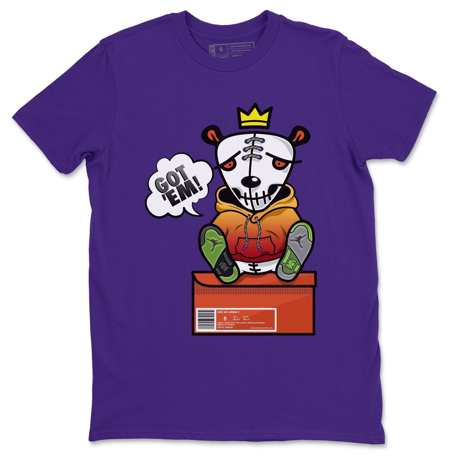 Jordan 5 What The Sneaker Match Tees Got Em Sneaker Tees Jordan 5 What The Sneaker Release Tees Unisex Shirts
