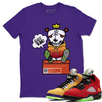 Jordan 5 What The Sneaker Match Tees Got Em Sneaker Tees Jordan 5 What The Sneaker Release Tees Unisex Shirts