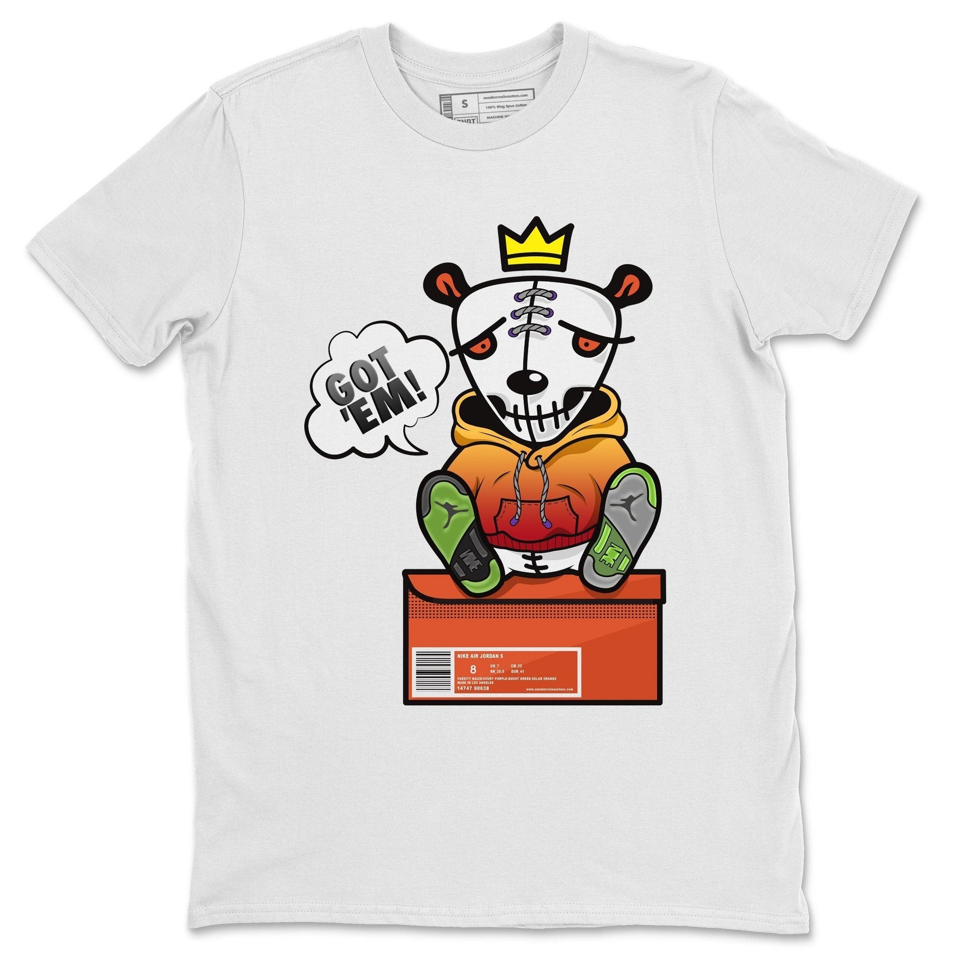 Jordan 5 What The Sneaker Match Tees Got Em Sneaker Tees Jordan 5 What The Sneaker Release Tees Unisex Shirts