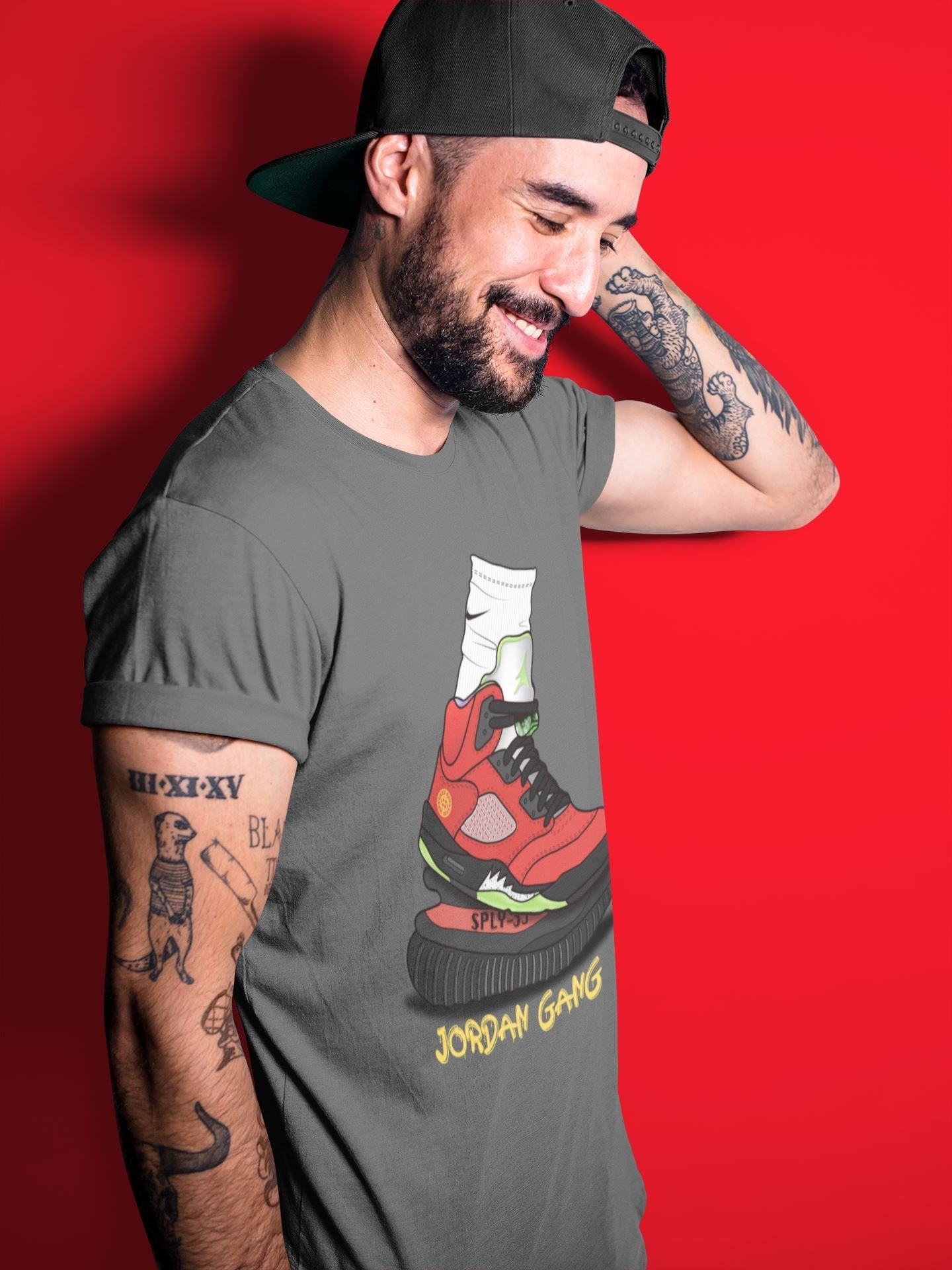 Jordan 5 What The Sneaker Match Tees Jordan Gang Sneaker Tees Jordan 5 What The Sneaker Release Tees Unisex Shirts