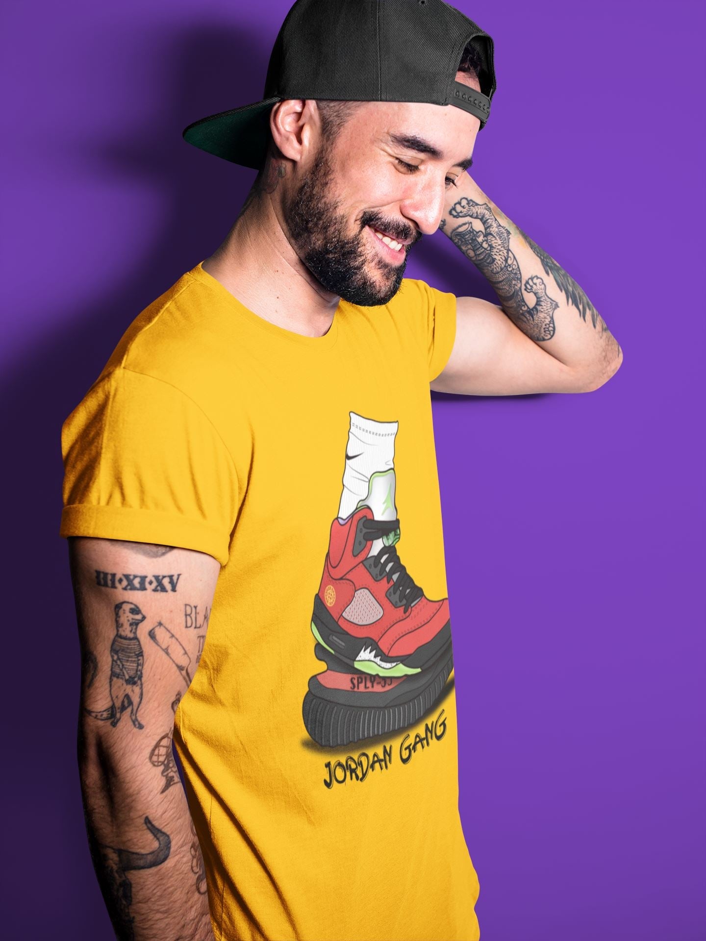 Jordan 5 What The Sneaker Match Tees Jordan Gang Sneaker Tees Jordan 5 What The Sneaker Release Tees Unisex Shirts