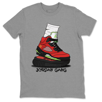 Jordan 5 What The Sneaker Match Tees Jordan Gang Sneaker Tees Jordan 5 What The Sneaker Release Tees Unisex Shirts