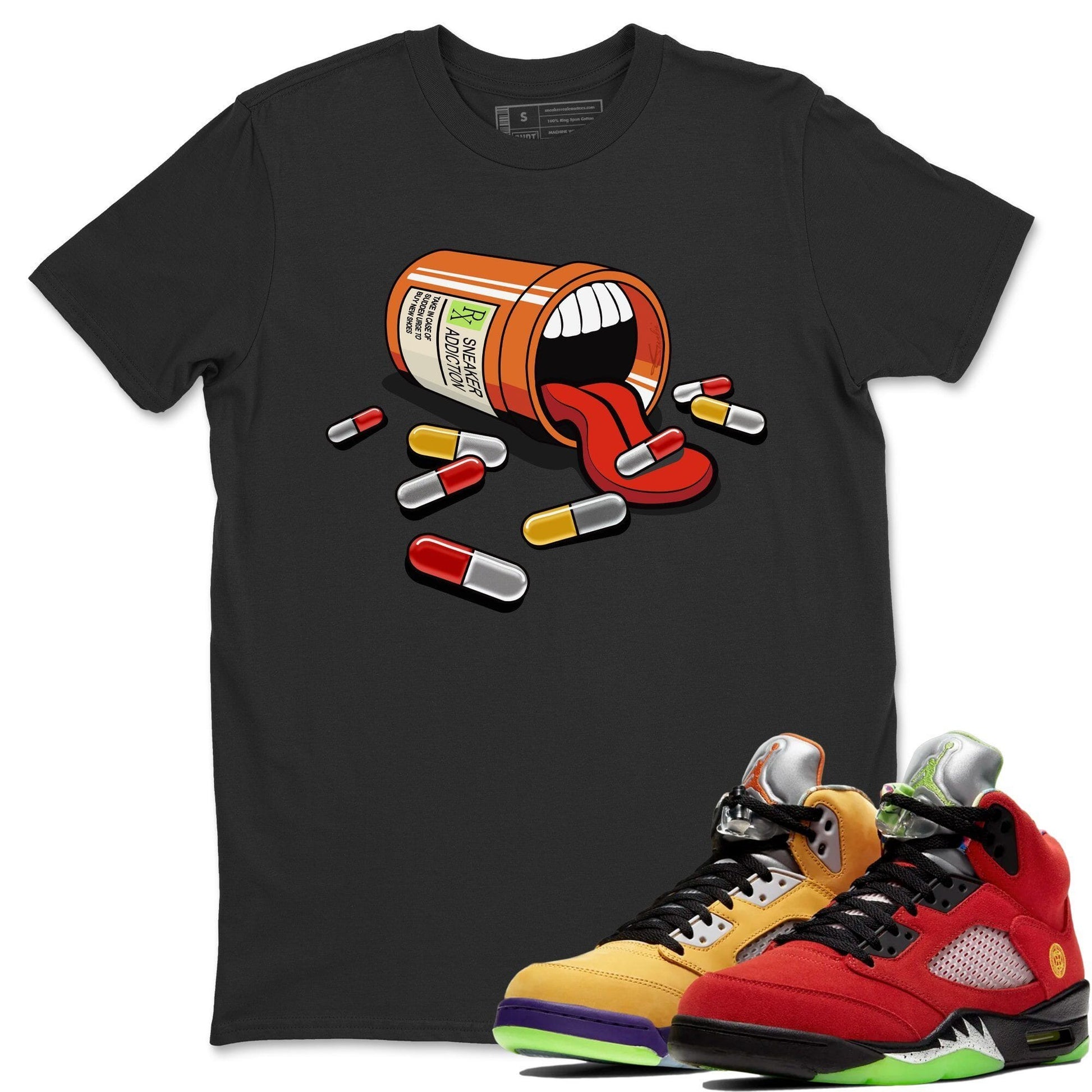 Jordan 5 What The Sneaker Match Tees Sneaker Addiction Sneaker Tees Jordan 5 What The Sneaker Release Tees Unisex Shirts