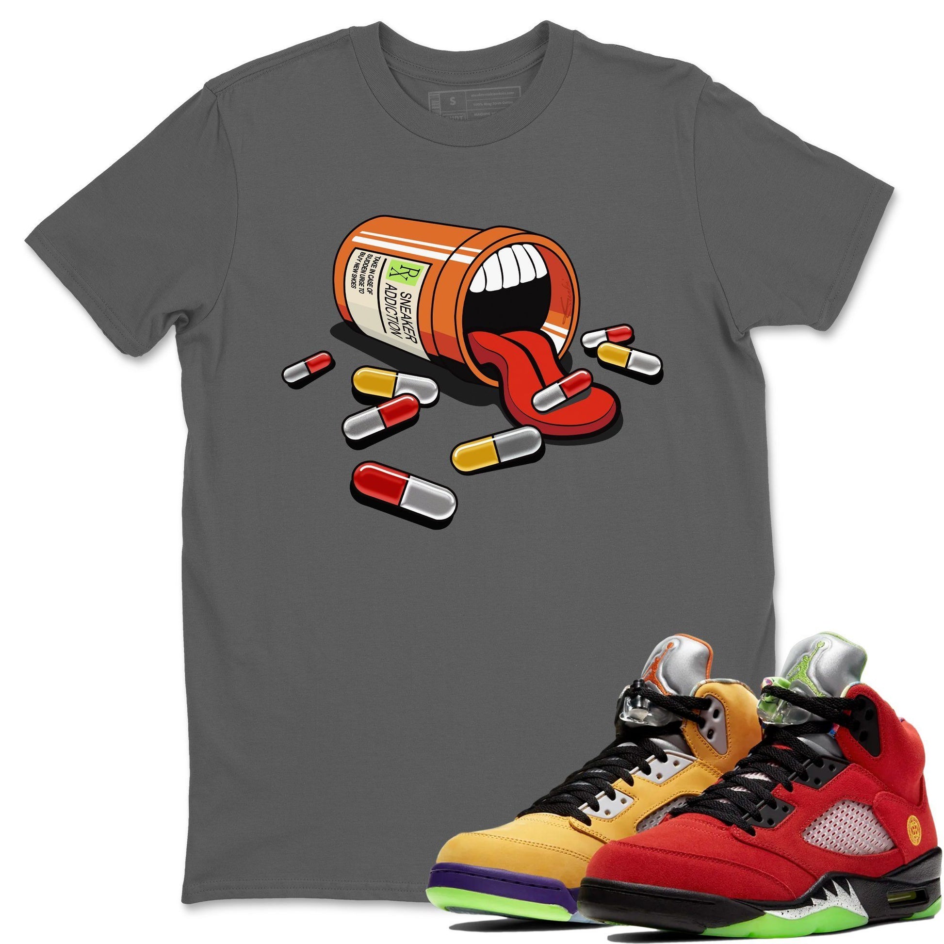 Jordan 5 What The Sneaker Match Tees Sneaker Addiction Sneaker Tees Jordan 5 What The Sneaker Release Tees Unisex Shirts