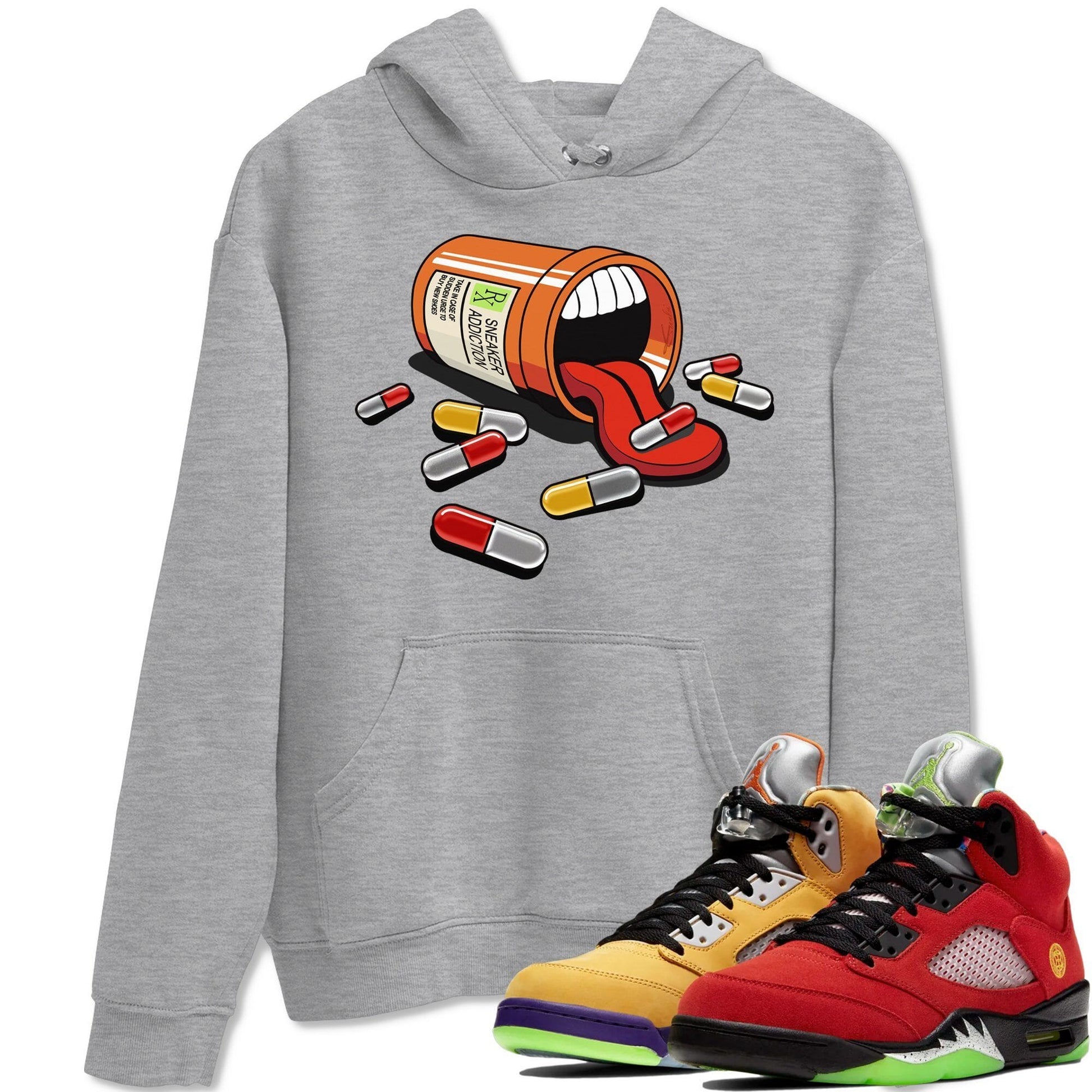 Jordan 5 What The Sneaker Match Tees Sneaker Addiction Sneaker Tees Jordan 5 What The Sneaker Release Tees Unisex Shirts