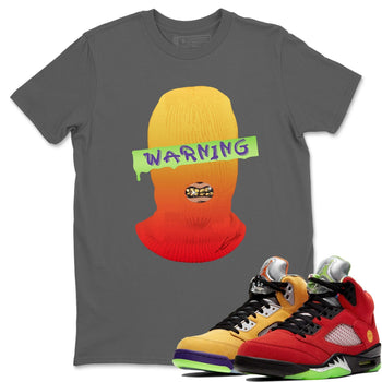 Jordan 5 What The Sneaker Match Tees Warning Sneaker Tees Jordan 5 What The Sneaker Release Tees Unisex Shirts