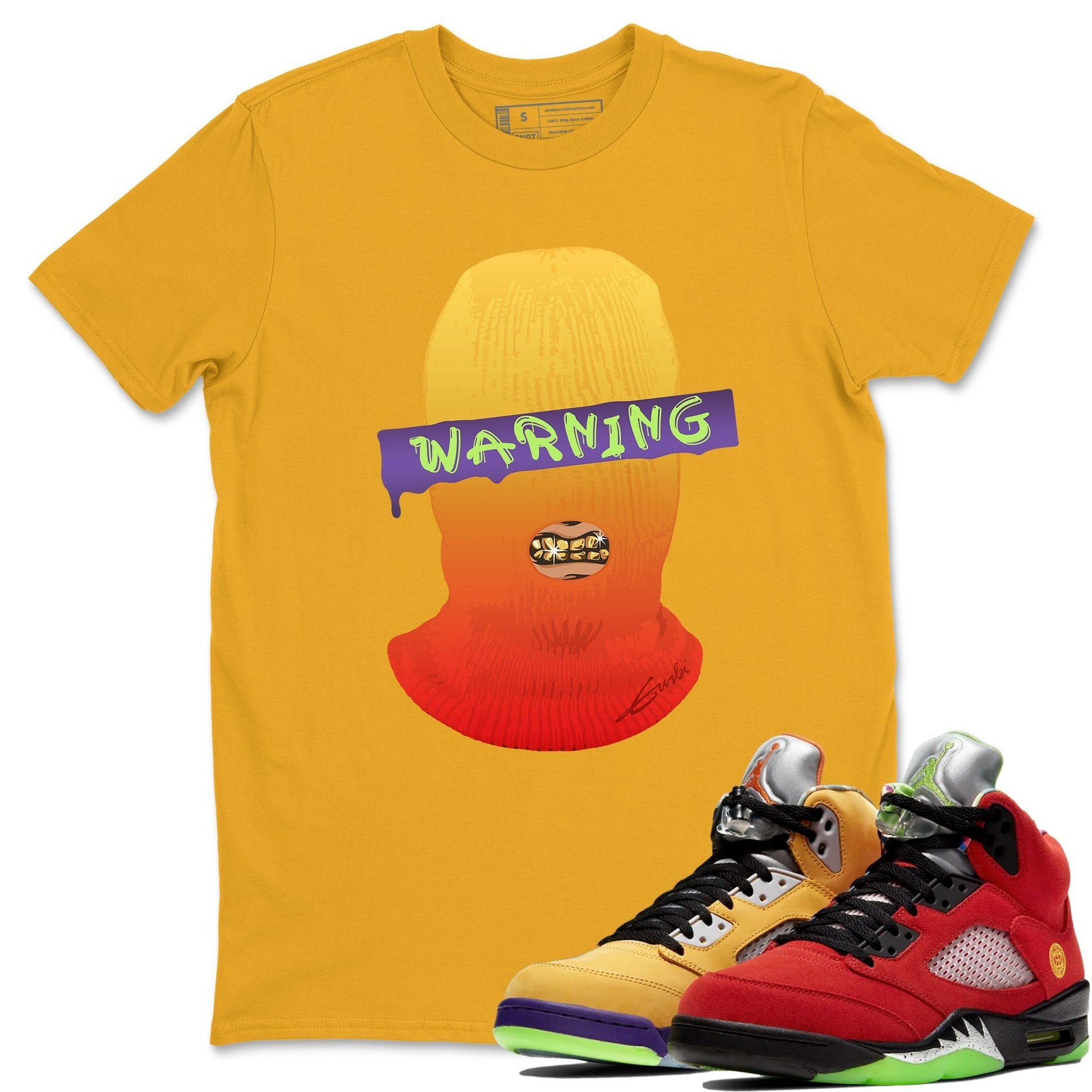 Jordan 5 What The Sneaker Match Tees Warning Sneaker Tees Jordan 5 What The Sneaker Release Tees Unisex Shirts