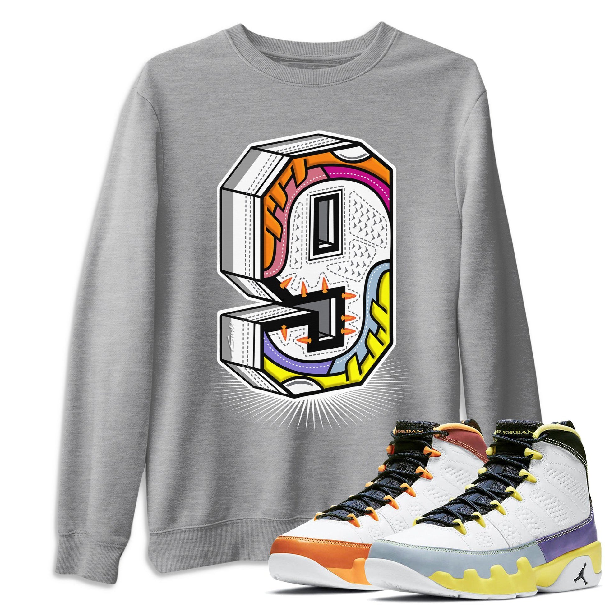 Jordan 9 Change The World Sneaker Match Tees Nine Statue Sneaker Tees Jordan 9 Change The World Sneaker Release Tees Unisex Shirts