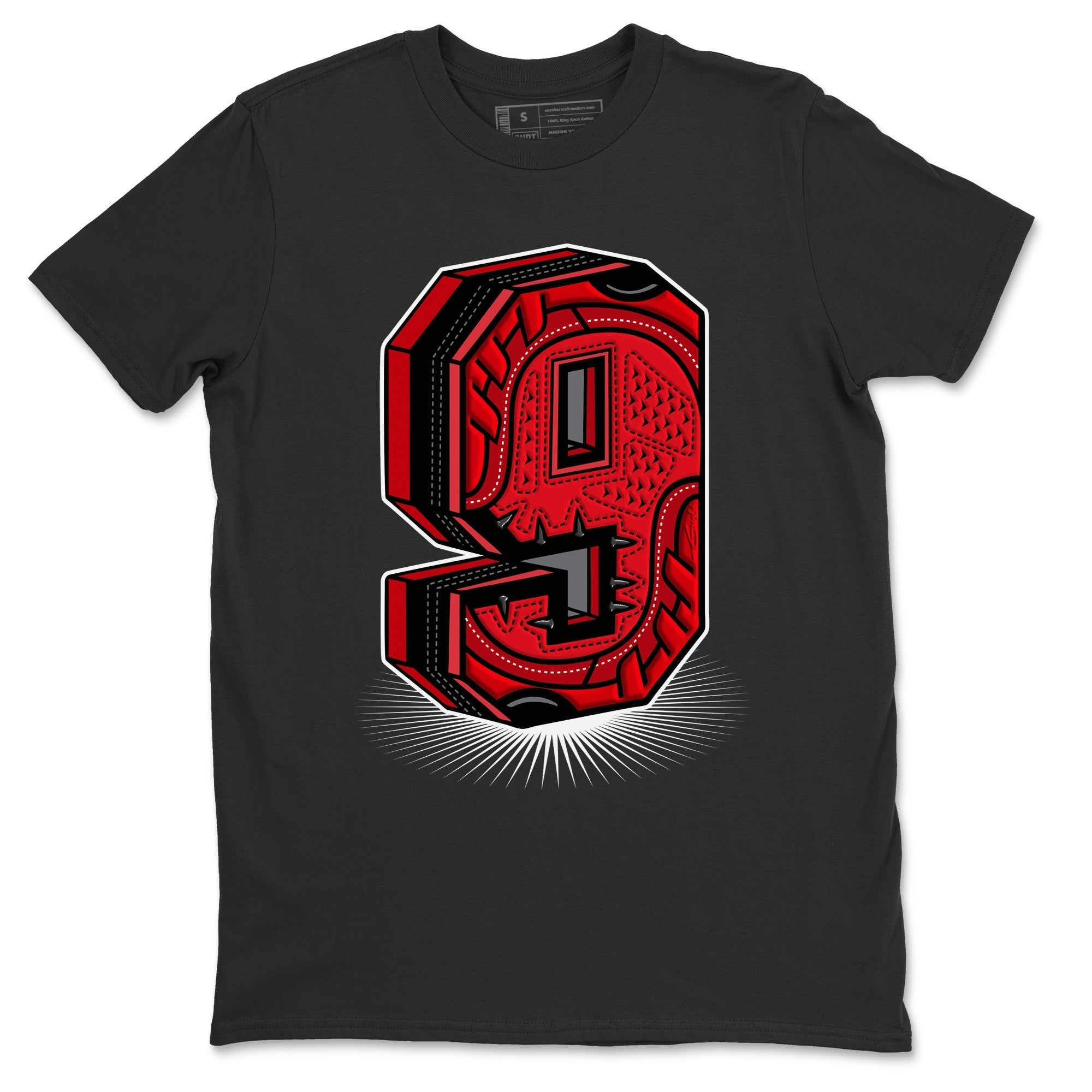 Jordan 9 Chile Red Sneaker Match Tees Nine Statue Sneaker Tees Jordan 9 Chile Red Sneaker Release Tees Unisex Shirts