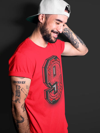 Jordan 9 Chile Red Sneaker Match Tees Nine Statue Sneaker Tees Jordan 9 Chile Red Sneaker Release Tees Unisex Shirts