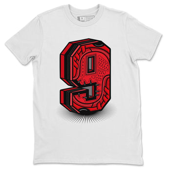 Jordan 9 Chile Red Sneaker Match Tees Nine Statue Sneaker Tees Jordan 9 Chile Red Sneaker Release Tees Unisex Shirts