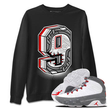 Jordan 9 Fire Red Sneaker Match Tees Nine Statue Sneaker Tees Jordan 9 Fire Red Sneaker Release Tees Unisex Shirts