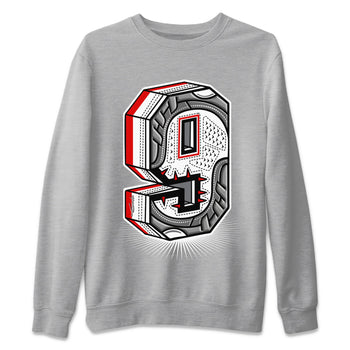 Jordan 9 Fire Red Sneaker Match Tees Nine Statue Sneaker Tees Jordan 9 Fire Red Sneaker Release Tees Unisex Shirts