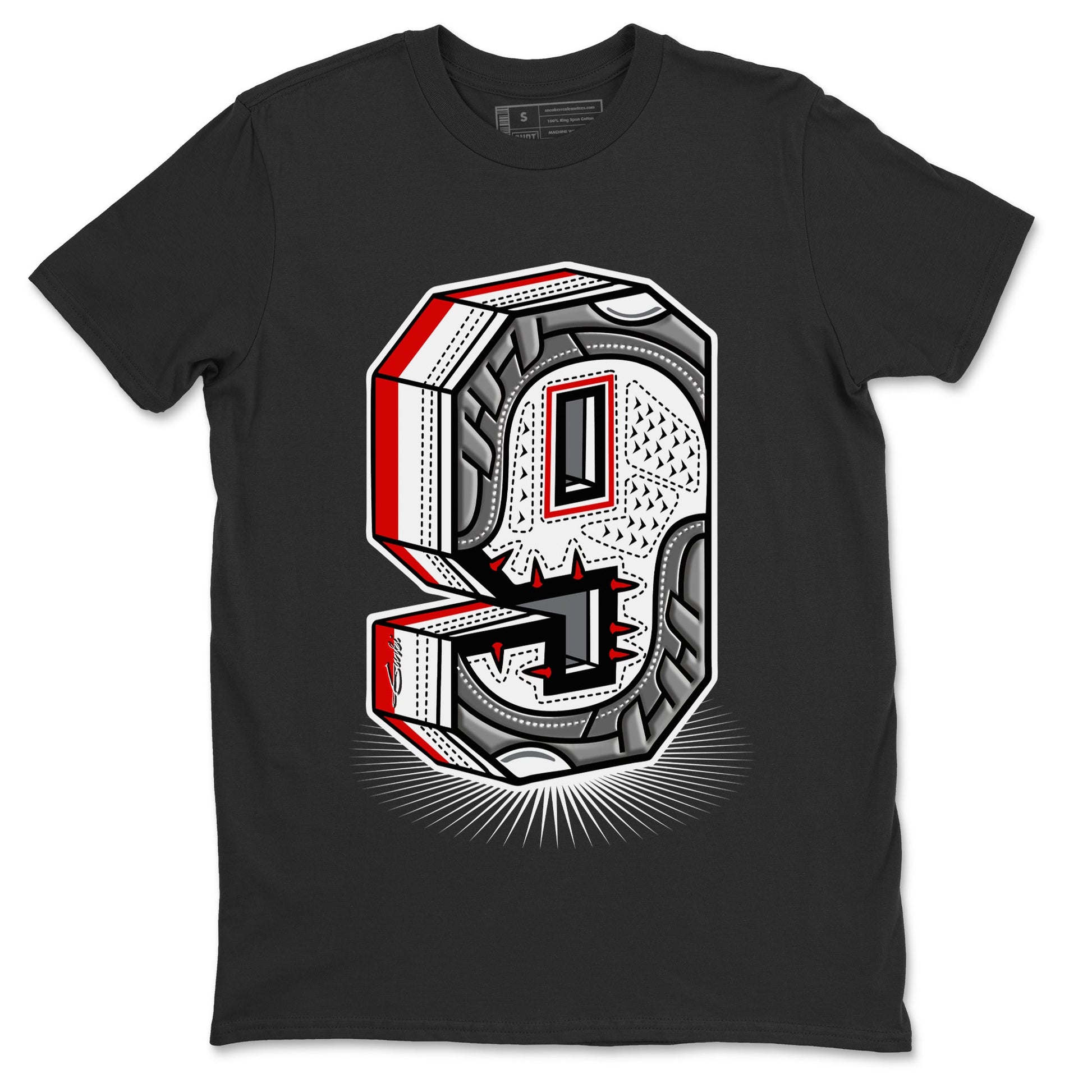Jordan 9 Fire Red Sneaker Match Tees Nine Statue Sneaker Tees Jordan 9 Fire Red Sneaker Release Tees Unisex Shirts