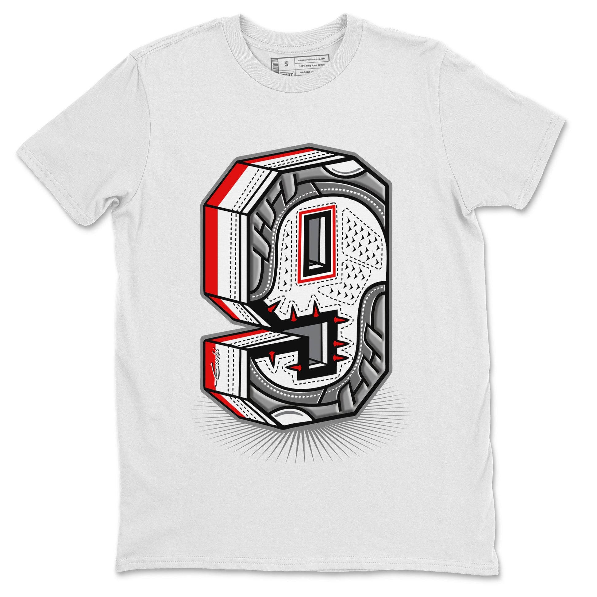 Jordan 9 Fire Red Sneaker Match Tees Nine Statue Sneaker Tees Jordan 9 Fire Red Sneaker Release Tees Unisex Shirts